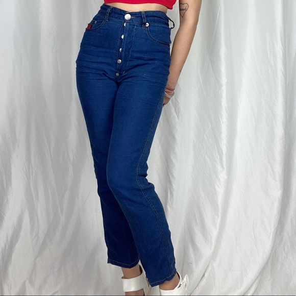 Vintage Jean Paul Gaultier High-Rise 100% Linen Denim - Picture 3 of 12